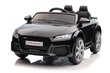 Elektriauto lastele Audi TT RS, must цена и информация | Laste elektriautod | kaup24.ee