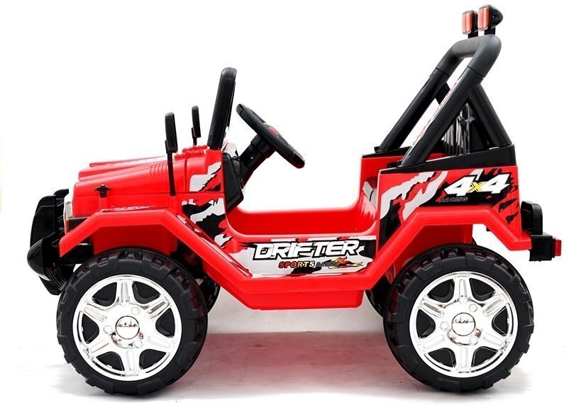 Ühekohaline elektriauto Jeep Raptor S618, punane hind ja info | Laste elektriautod | kaup24.ee