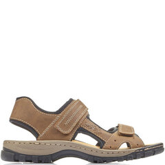 Rieker meeste pruunid sandaalid Sandals hind ja info | Meeste plätud, sussid | kaup24.ee