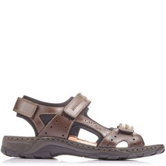 Rieker meeste pruunid sandaalid Sandals hind ja info | Meeste plätud, sussid | kaup24.ee