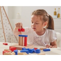 Puidust Montessori 3D klotsid lastele, Viga цена и информация | Развивающие игрушки | kaup24.ee