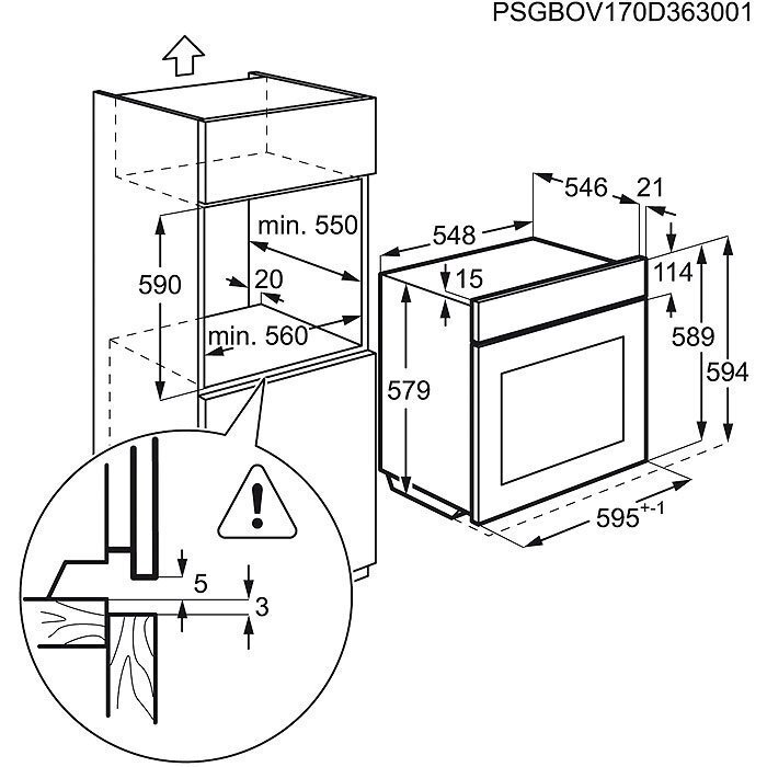 AEG BPK642120M цена и информация | Ahjud | kaup24.ee