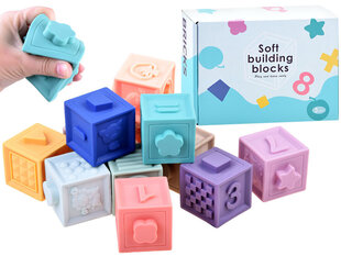 Мягкие сенсорные блоки, 12 шт. цена и информация | Игрушки для малышей | kaup24.ee