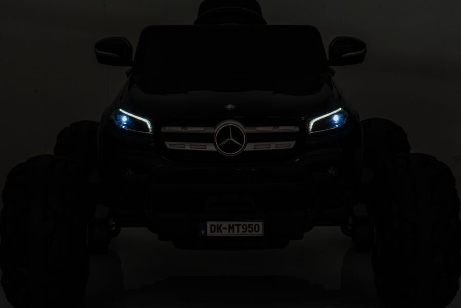 Mercedes Benz DK-MT950 ühekohaline elektriauto, must цена и информация | Laste elektriautod | kaup24.ee