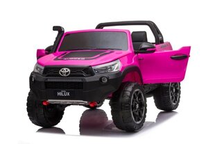 Toyota Hilux elektriauto lastele, roosa hind ja info | Laste elektriautod | kaup24.ee