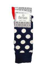 Unisex puuvillased sokid Crazy Socks Täpid, erinevad värvid цена и информация | Мужские носки | kaup24.ee