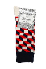 Puuvillased sokid Crazy Socks 3D, erinevad värvid цена и информация | Мужские носки | kaup24.ee