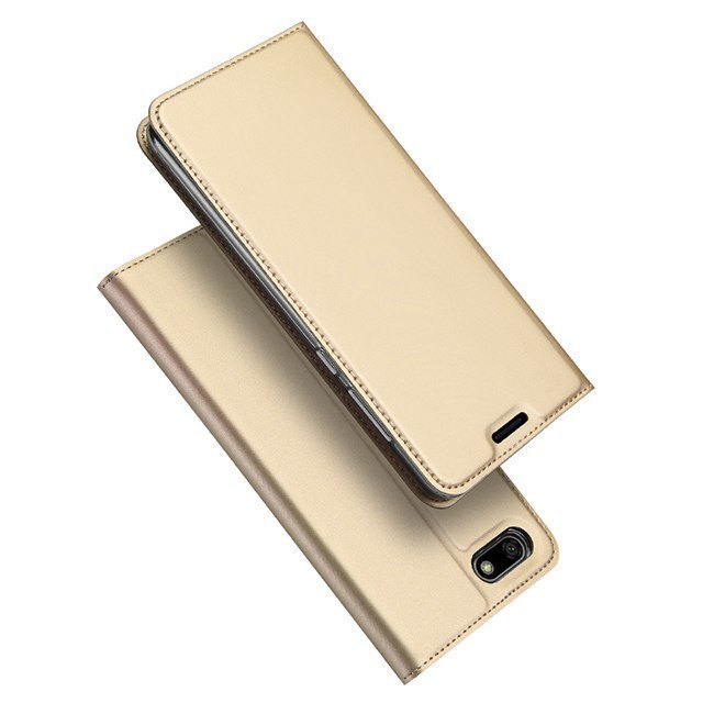 Flip ümbris Dux Ducis Premium Magnet Huawei Y5 / Y5 Prime jaoks, kuldne hind ja info | Telefoni kaaned, ümbrised | kaup24.ee