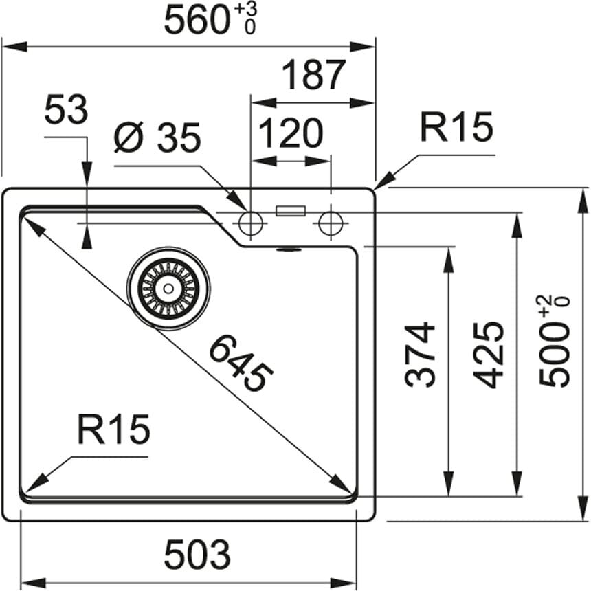 Kivimassist valamu Franke Mig 684 hind ja info | Köögivalamud | kaup24.ee