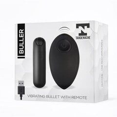 Buller Vibreeriv kuulipult USB puldiga silikoonist must цена и информация | Вибраторы | kaup24.ee