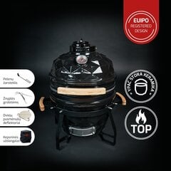 Keraamiline grill KamadoClub Junior 41 cm, must цена и информация | Грили | kaup24.ee