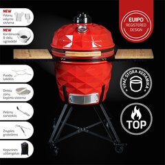 Keraamiline grill KamadoClub PRO PREMIUM, Punane цена и информация | Грили | kaup24.ee