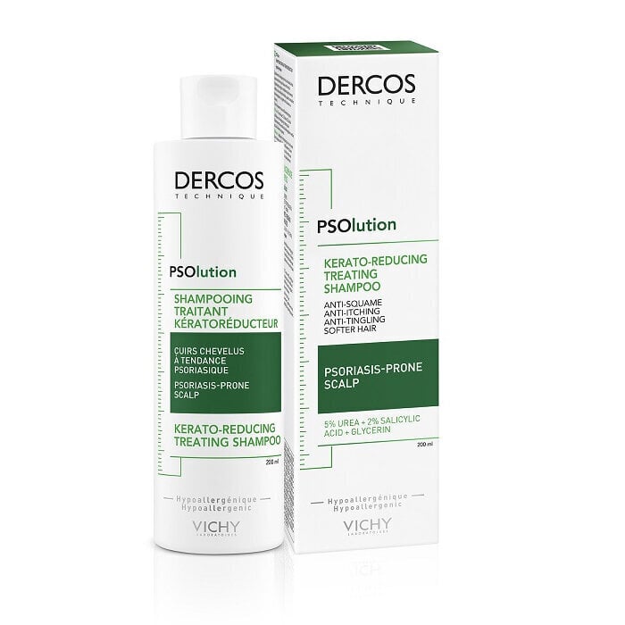 Kõõmavastane šampoon Vichy Dercos PSolution Anti-Dandruff Psoriasis Shampoo, 200 ml цена и информация | Šampoonid | kaup24.ee