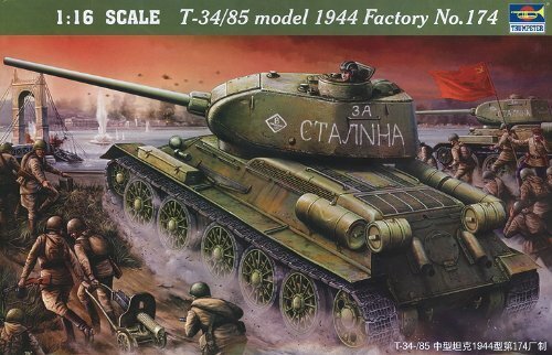 Kokkupandav mudel Trumpeter T3485 model 1944 F.174 hind ja info | Klotsid ja konstruktorid | kaup24.ee