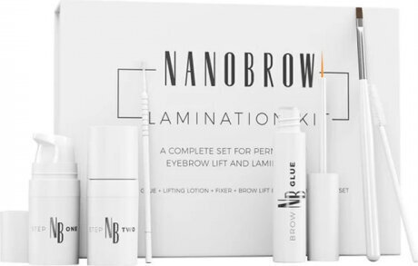 Kulmude lamineerimise komplekt Nanobrow Lamination Kit Set 5 Pieces hind ja info | Kulmuvärvid, -pliiatsid | kaup24.ee