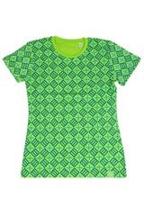 Laulu- ja tantsupeo roheline t-särk naistele LOTWOGREEN-M hind ja info | Naiste T-särgid, topid | kaup24.ee