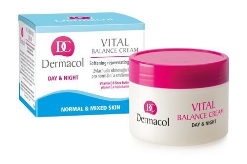 Taastav päeva- ja öökreem Dermacol Vital Balance 50 ml hind ja info | Näokreemid | kaup24.ee