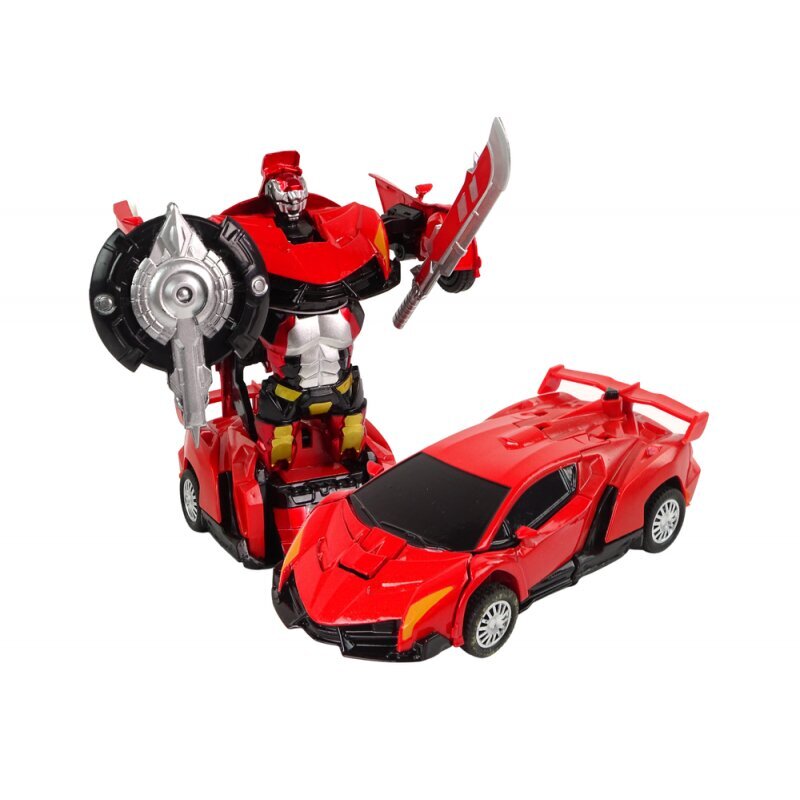 2in1 Robot Transformers Red Orange Auto Set HXSY04 hind ja info | Poiste mänguasjad | kaup24.ee
