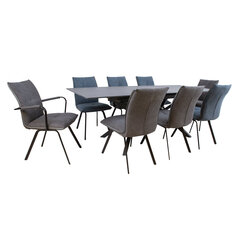 Обеденный комплект EDDY с 8 стульями цена и информация | Комплекты мебели для столовой | kaup24.ee