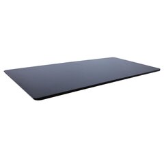 Lauaplaat ERGO 120x60cm, must kaina ir informacija | Arvutilauad, kirjutuslauad | kaup24.ee