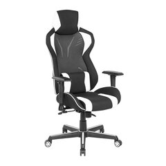 Геймерское кресло МАСТЕР-2, черное/белое цена и информация | Офисные кресла | kaup24.ee