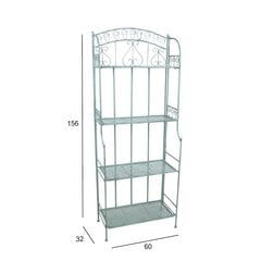 Полка Mint 62x32xH156см, антично-зеленая цена и информация | Садовые стулья, кресла, пуфы | kaup24.ee