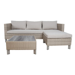 Комплект GERA (диван, тумба, стол) цена и информация | Комплекты уличной мебели | kaup24.ee