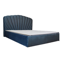 Кровать EVA 160x200 см, серый бархат цена и информация | Кровати | kaup24.ee