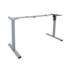 Töölaud ERGO OPTIMAL 1-mootoriga 120x60cm, must hind ja info | Arvutilauad, kirjutuslauad | kaup24.ee