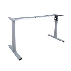 Töölaud ERGO OPTIMAL 1-mootoriga 140x70cm, hikkoripuu kaina ir informacija | Arvutilauad, kirjutuslauad | kaup24.ee