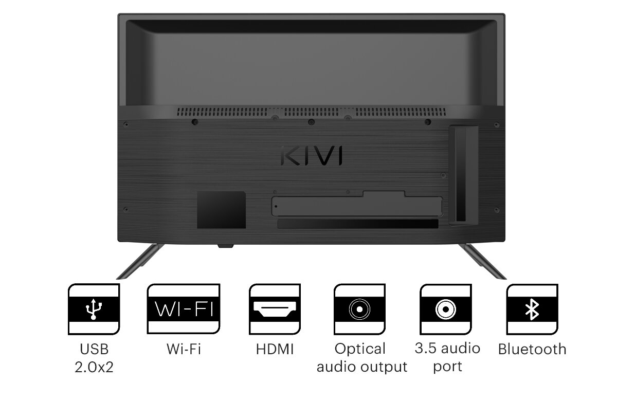 Kivi 24" HD Android TV Black 24H750NB цена и информация | Telerid | kaup24.ee