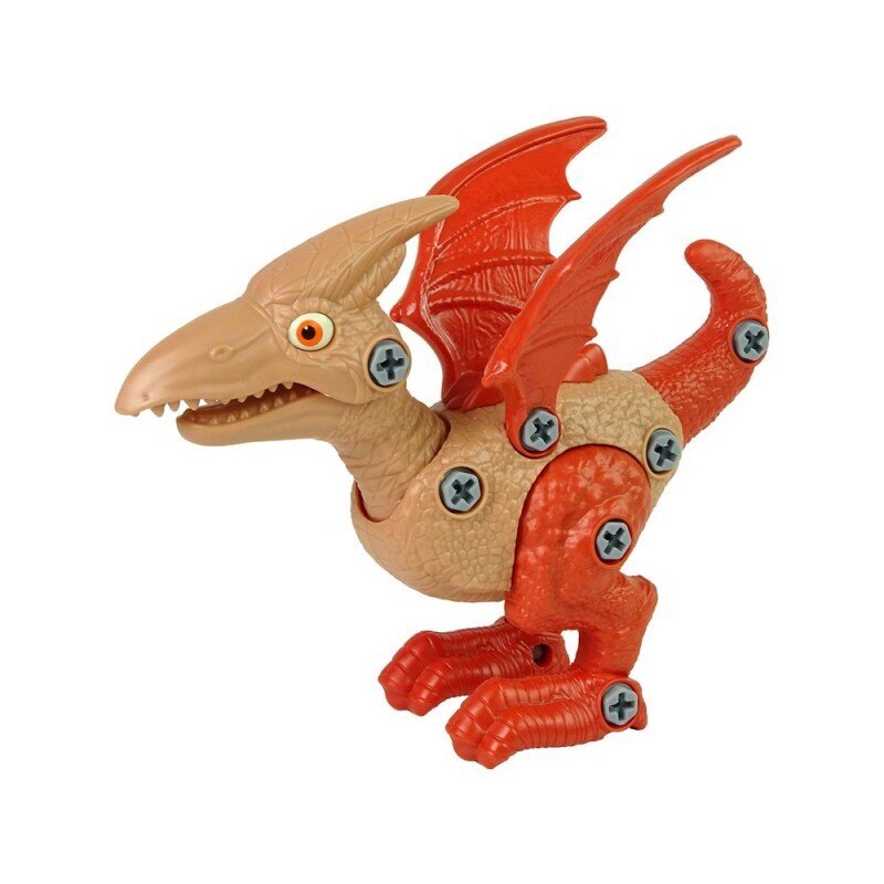 Set Dinosaur Pterodactyl with Egg DIY Screwdriver Red hind ja info | Klotsid ja konstruktorid | kaup24.ee