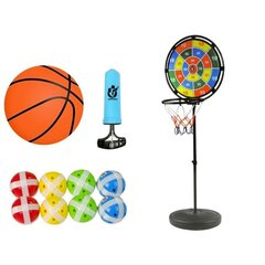 Set of 2 in 1 Basketball Dartboard Game Shield 170 cm hind ja info | Vabaõhumängud | kaup24.ee