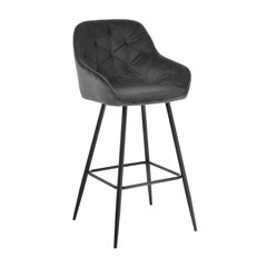 Барный стул BRITA, серый бархат цена и информация | Комплекты мебели для столовой | kaup24.ee