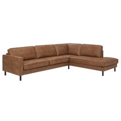 Corner sofa LUCAS RC brown цена и информация | Угловые диваны | kaup24.ee