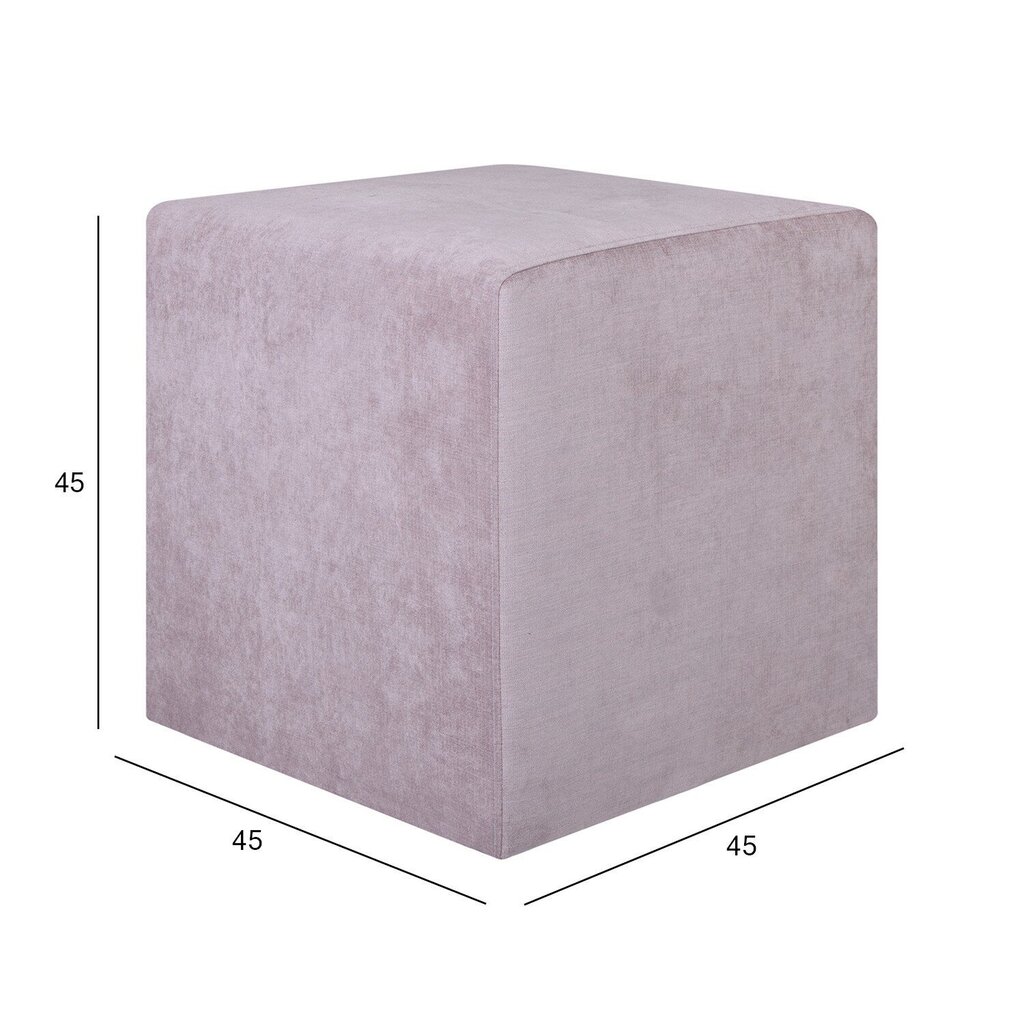 Tumba LYN roosa, 45x45xH45cm цена и информация | Kott-toolid, tumbad, järid | kaup24.ee