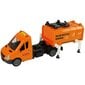 Rubbish Truck with Friction Drive Sound Effects Orange hind ja info | Poiste mänguasjad | kaup24.ee