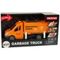 Rubbish Truck with Friction Drive Sound Effects Orange hind ja info | Poiste mänguasjad | kaup24.ee