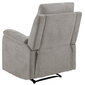 Tugitool SABIA recliner, helehall, 80x90xH101cm hind ja info | Tugitoolid ja tugitoolvoodid | kaup24.ee