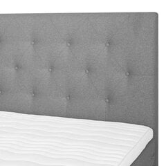 Bed LEONI 160x200cm, grey цена и информация | Кровати | kaup24.ee