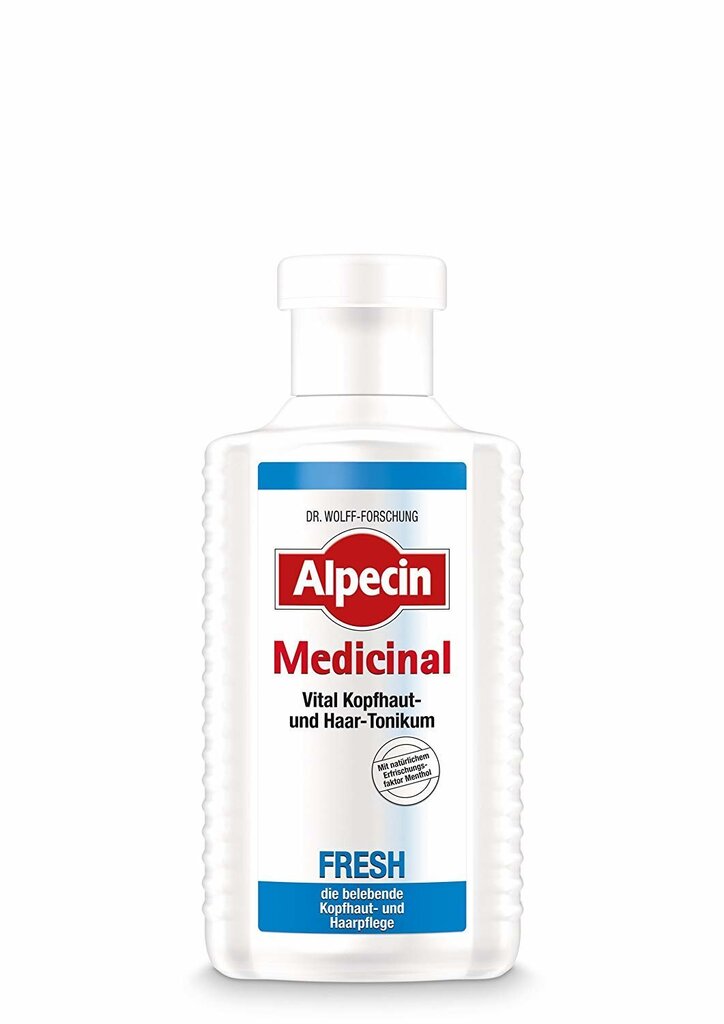 Toonik rasustele juustele Alpecin Medicinal Fresh 200 ml hind ja info | Maskid, õlid, seerumid | kaup24.ee