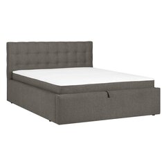 Bed LEENA 160x200cm, with mattress, beige цена и информация | Кровати | kaup24.ee