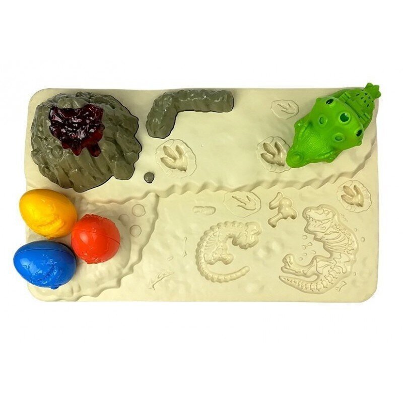 Table with Play Dough and Dinosaurs 4 Colors hind ja info | Arendavad mänguasjad | kaup24.ee