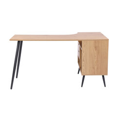 Desk GEORGIA 145x80xH75cm, melamine with oak decor цена и информация | Детские письменные столы | kaup24.ee