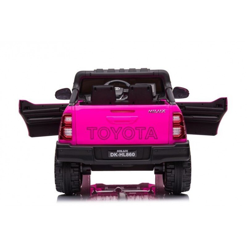 Electric Ride On Car Toyota Hilux DK-HL860 Pink цена и информация | Laste elektriautod | kaup24.ee