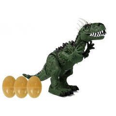 Green Dinosaur on Batteries Moves with the Sound Projector hind ja info | Poiste mänguasjad | kaup24.ee