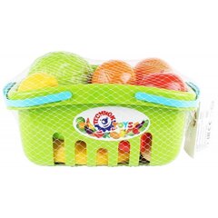 Basket Grocery Set For Shopping Vegetables, Fruits Green 5354 hind ja info | Tüdrukute mänguasjad | kaup24.ee