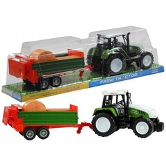 Large Tractor with a Trailer Accessories Farm 65 cm hind ja info | Poiste mänguasjad | kaup24.ee