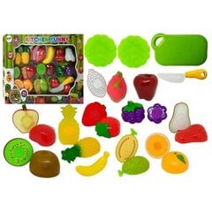 Mänguasjade puuviljakomplekt LeanToys hind ja info | Tüdrukute mänguasjad | kaup24.ee