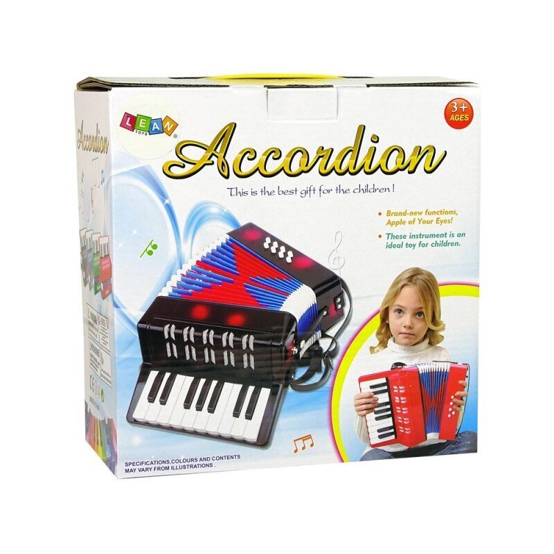 Accordion Musical Instrument for Kids Music Blue цена и информация | Arendavad mänguasjad | kaup24.ee